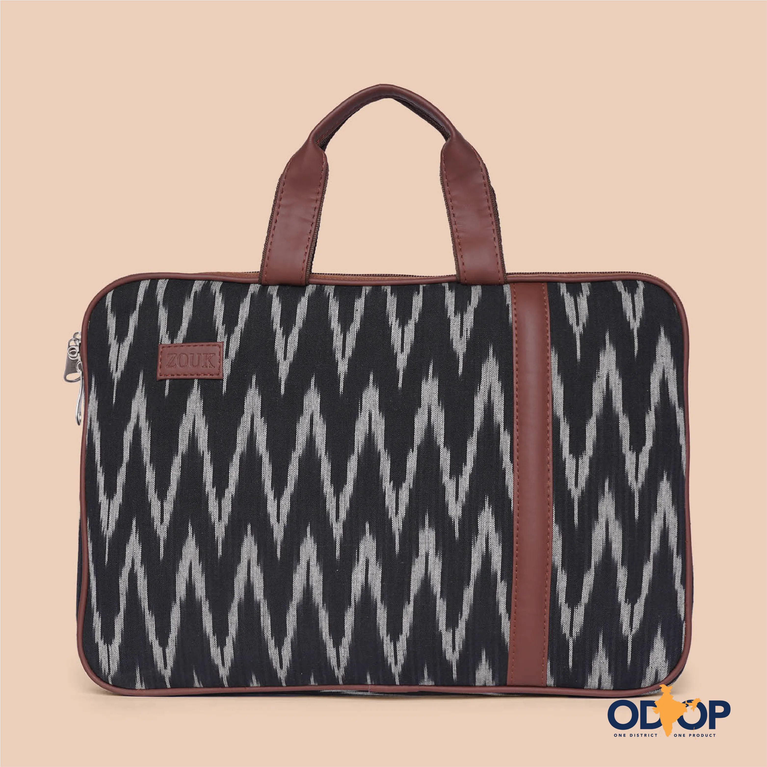 Ikat Wave Sleek Laptop Sleeve