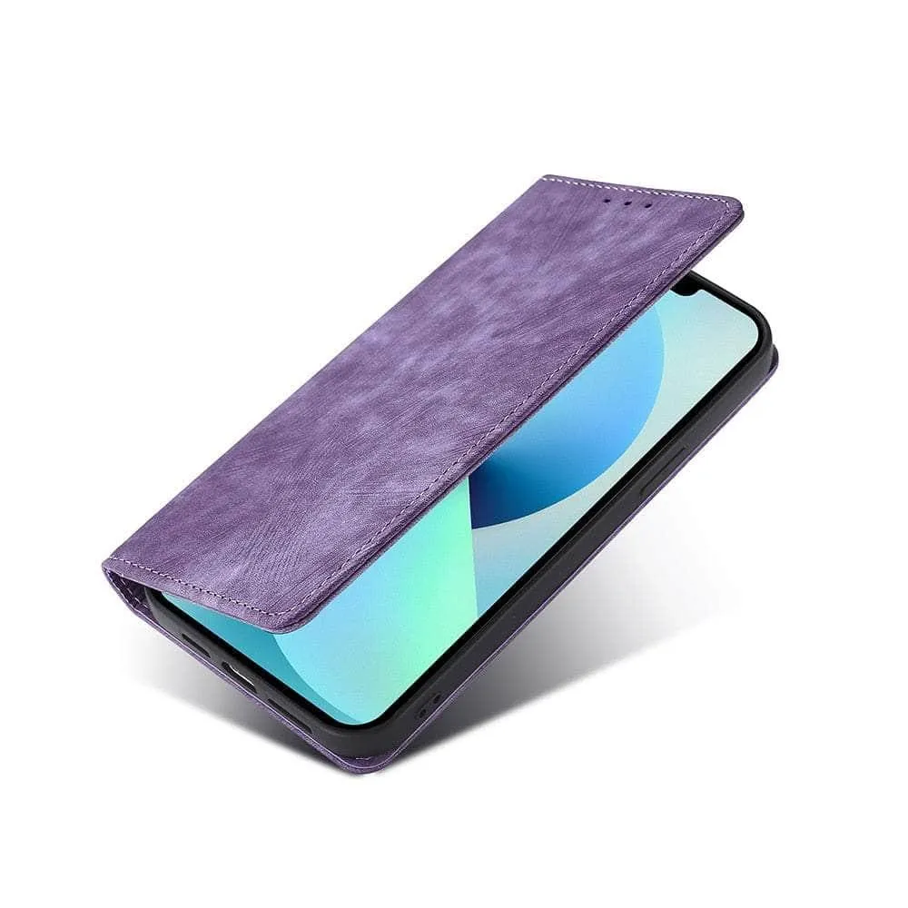 iPhone 15 Plus Luxury Business Vegan Leather Case