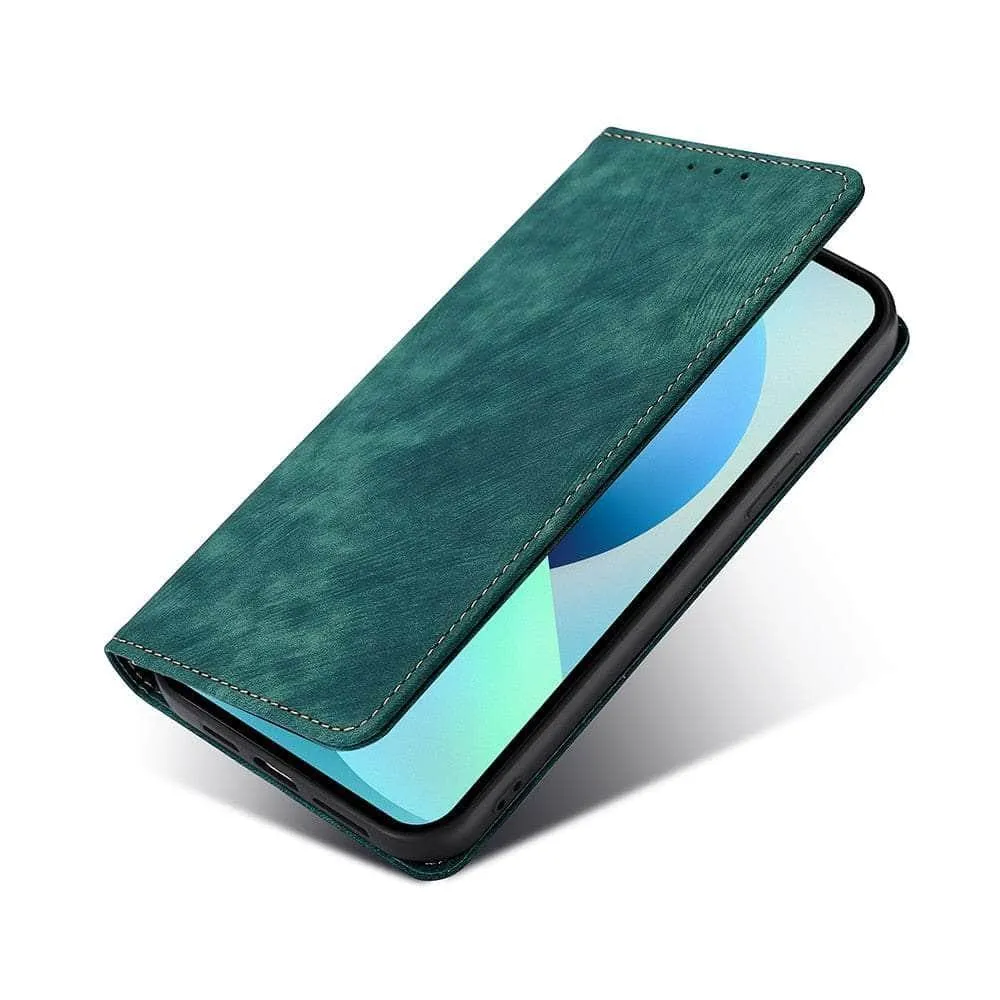 iPhone 15 Plus Luxury Business Vegan Leather Case