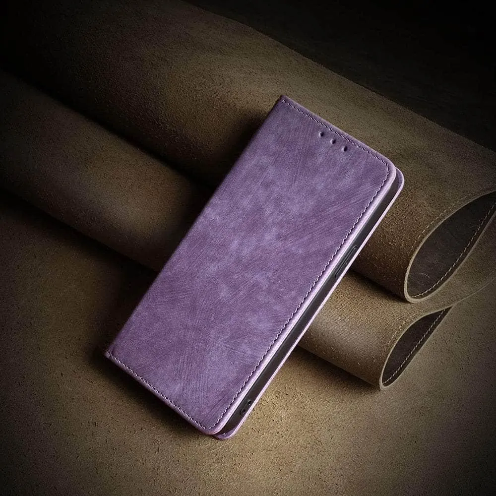 iPhone 15 Plus Luxury Business Vegan Leather Case