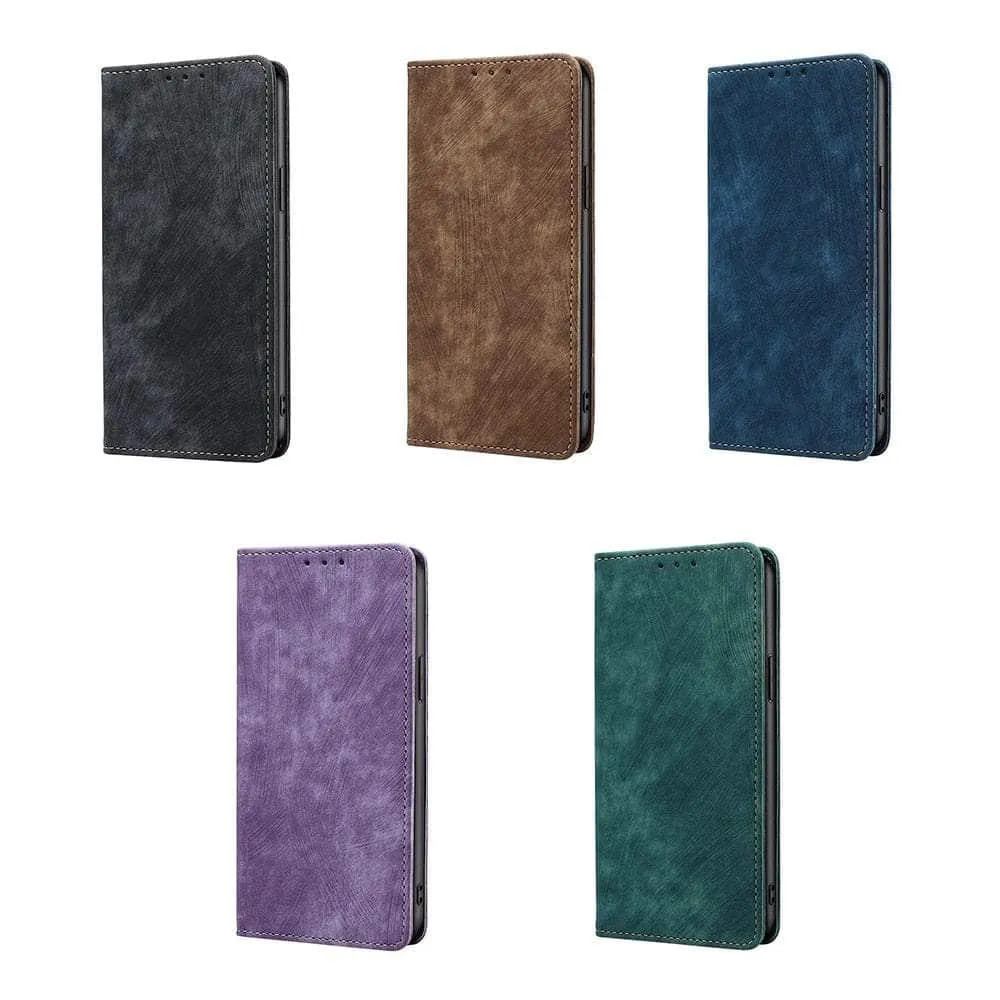 iPhone 15 Plus Luxury Business Vegan Leather Case