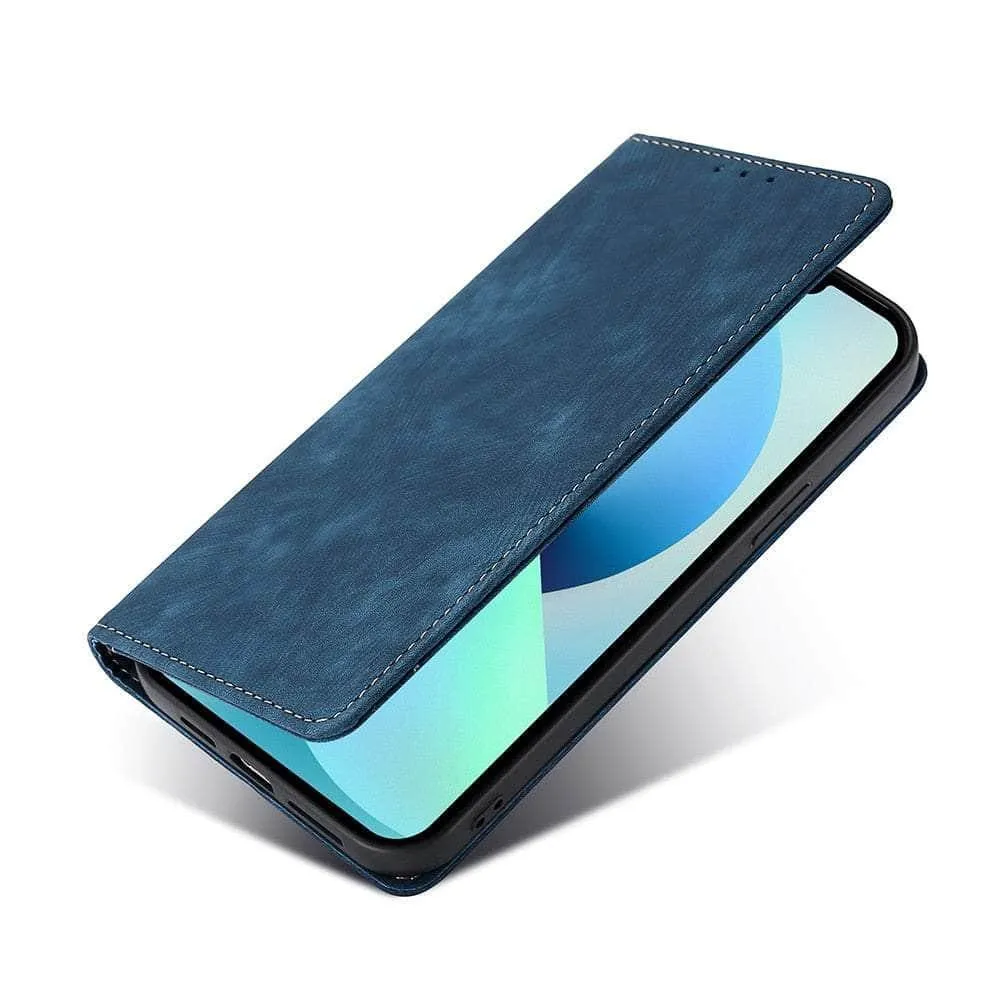 iPhone 15 Plus Luxury Business Vegan Leather Case