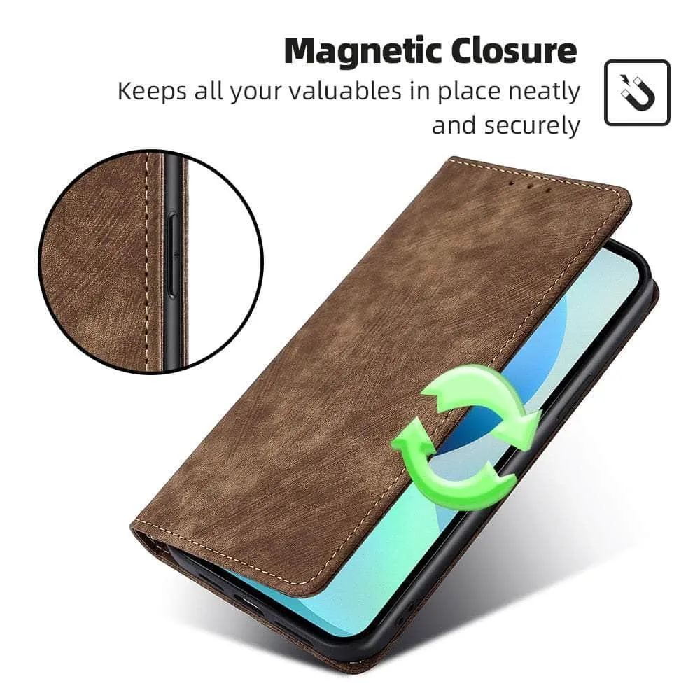 iPhone 15 Plus Luxury Business Vegan Leather Case