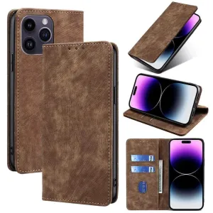 iPhone 15 Plus Luxury Business Vegan Leather Case