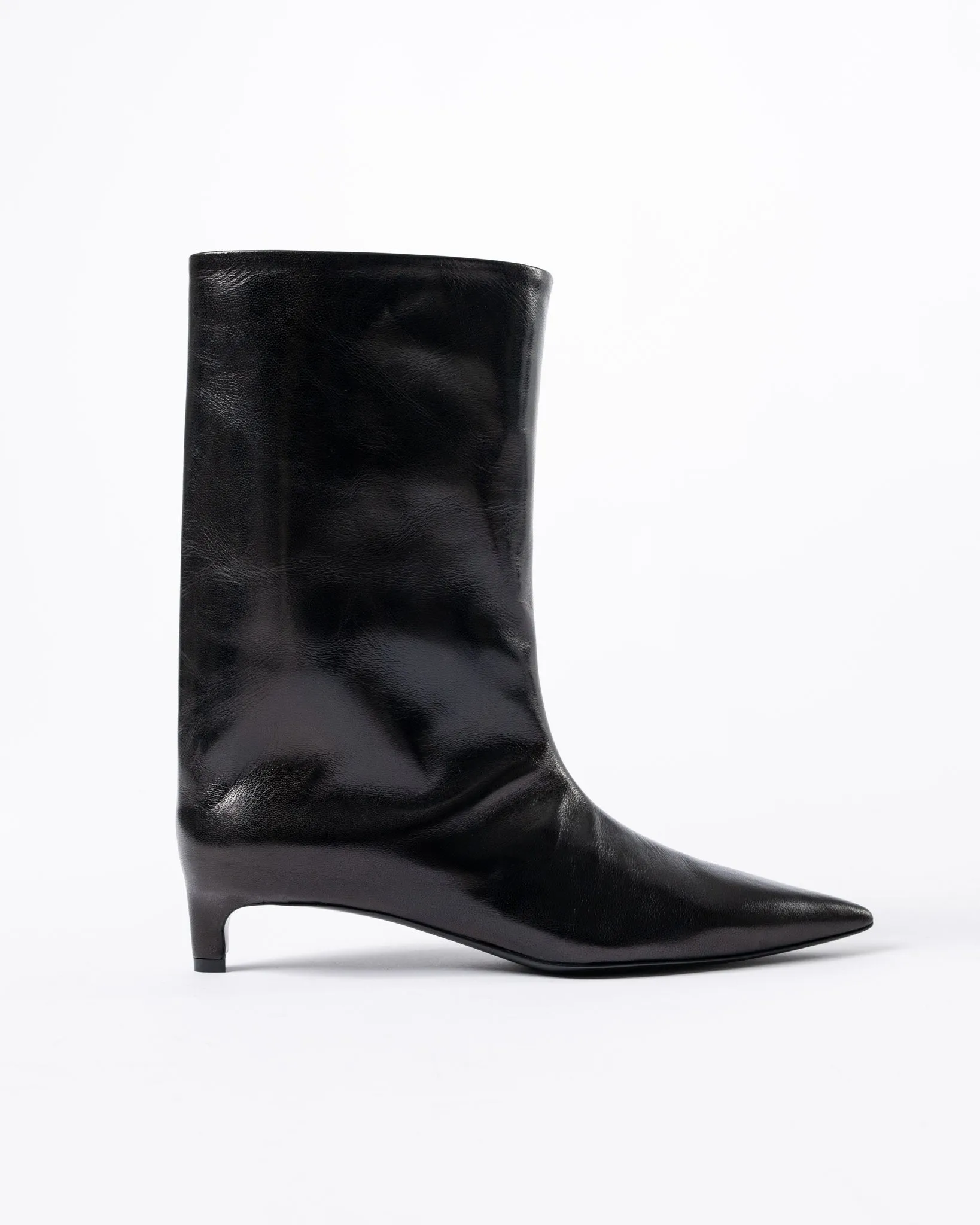 Jil Sander Half Boot in Black