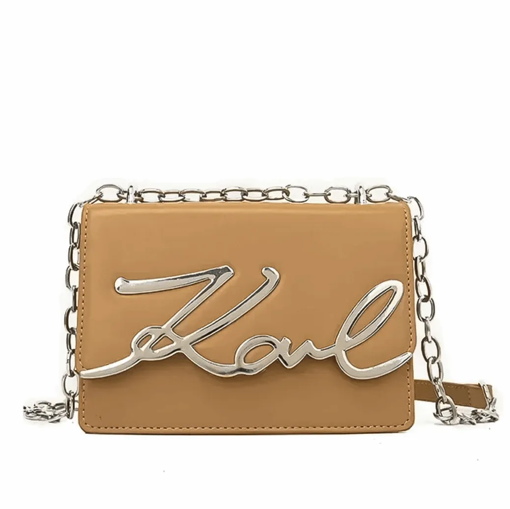 Karl White casual handbag