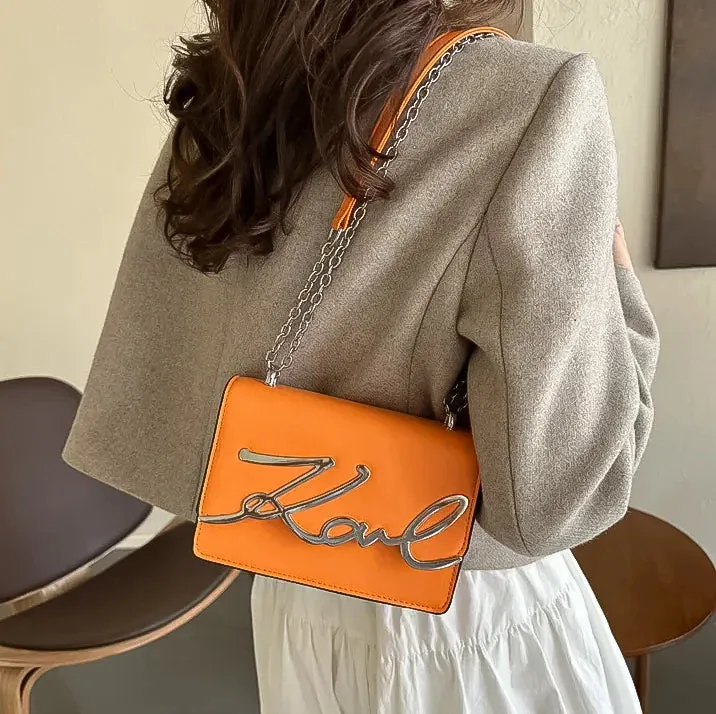 Karl White casual handbag