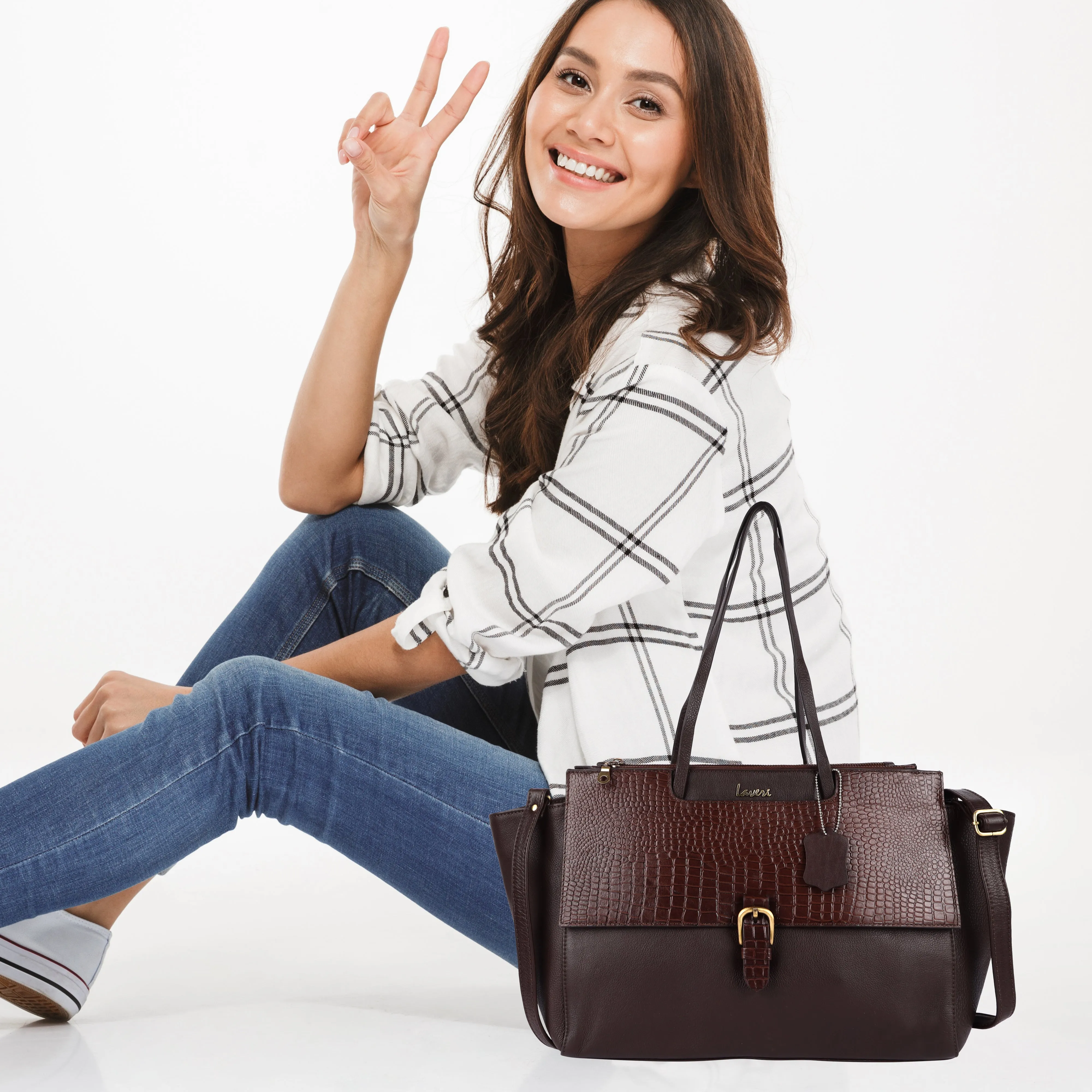 Lavinta Leather Sling/Crossbody Bag  #LD01