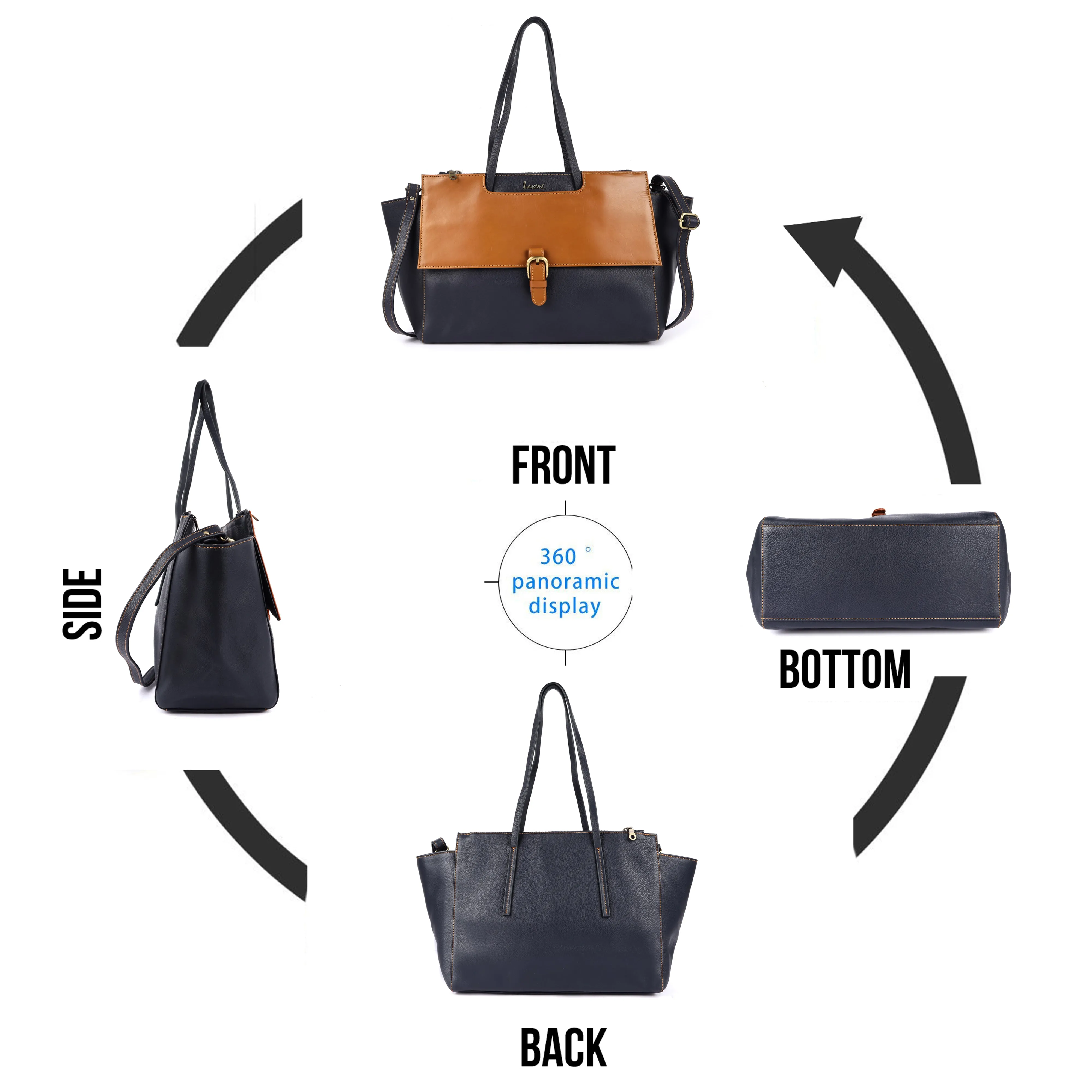 Lavinta Leather Sling/Crossbody Bag  #LD01