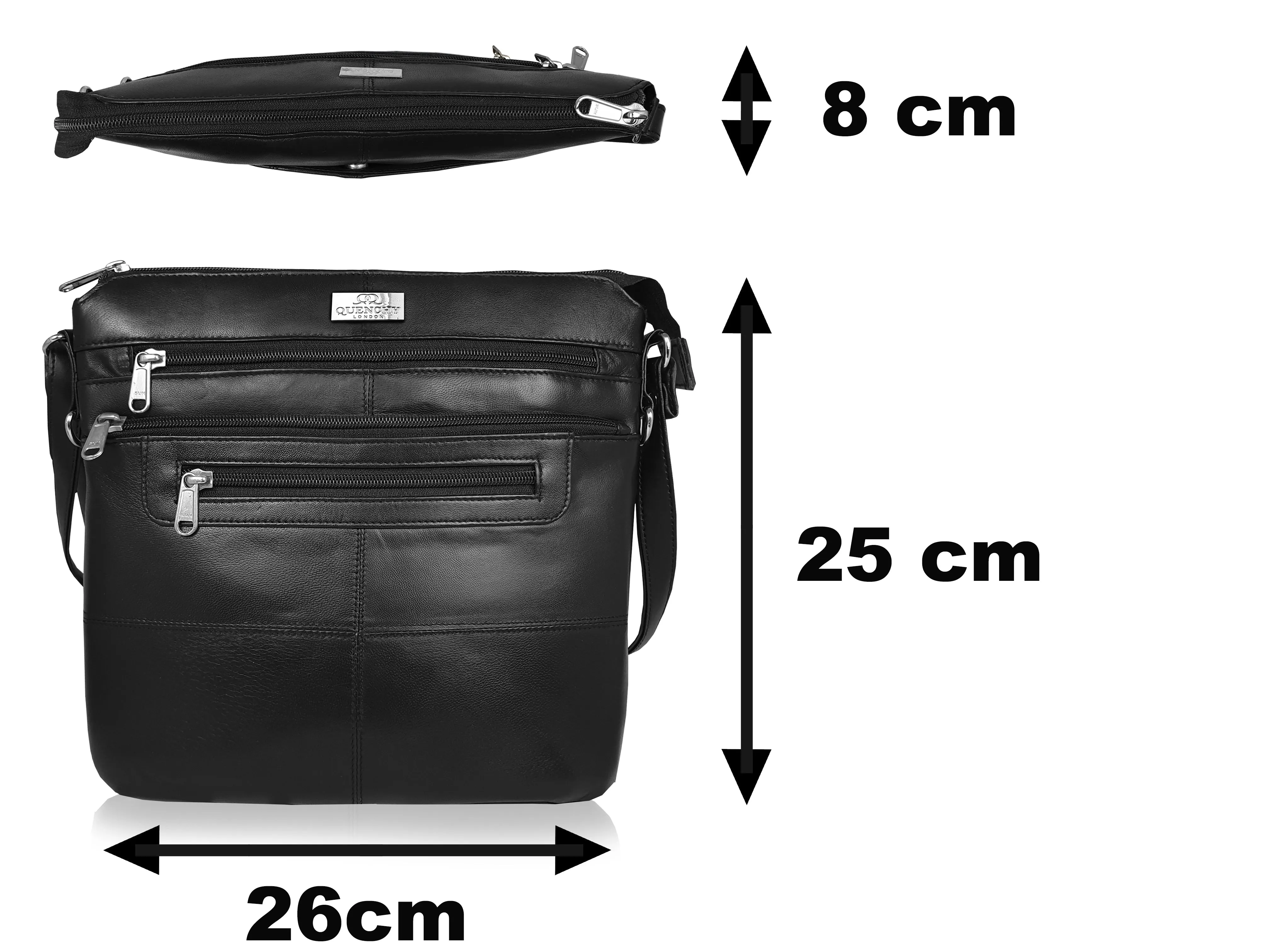 Leather Ladies Designer Handbag - Womens Crossbody Shoulder Bag QL922