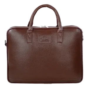 Leather World Sleek & Stylish Unisex PU Leather Office Messenger Bag