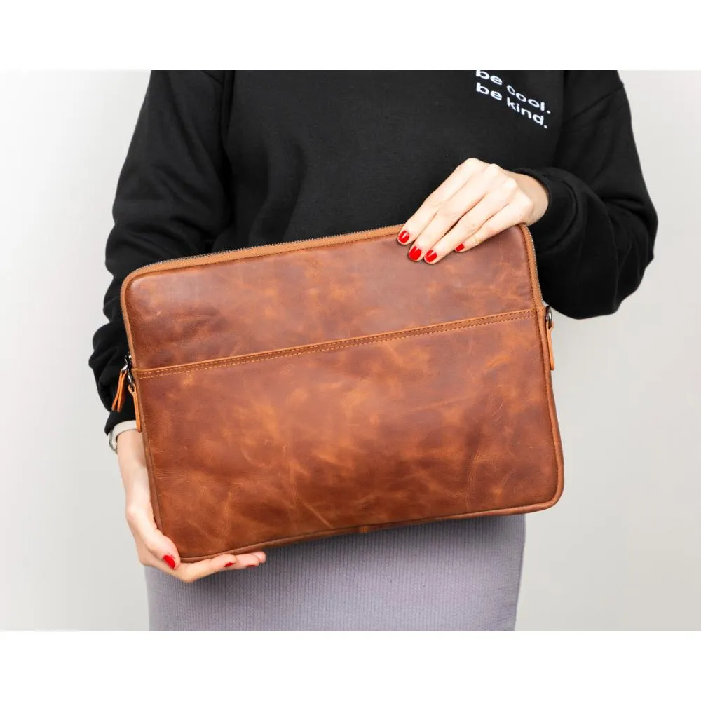 Leeds Leather Laptop / Tablet Sleeve Case
