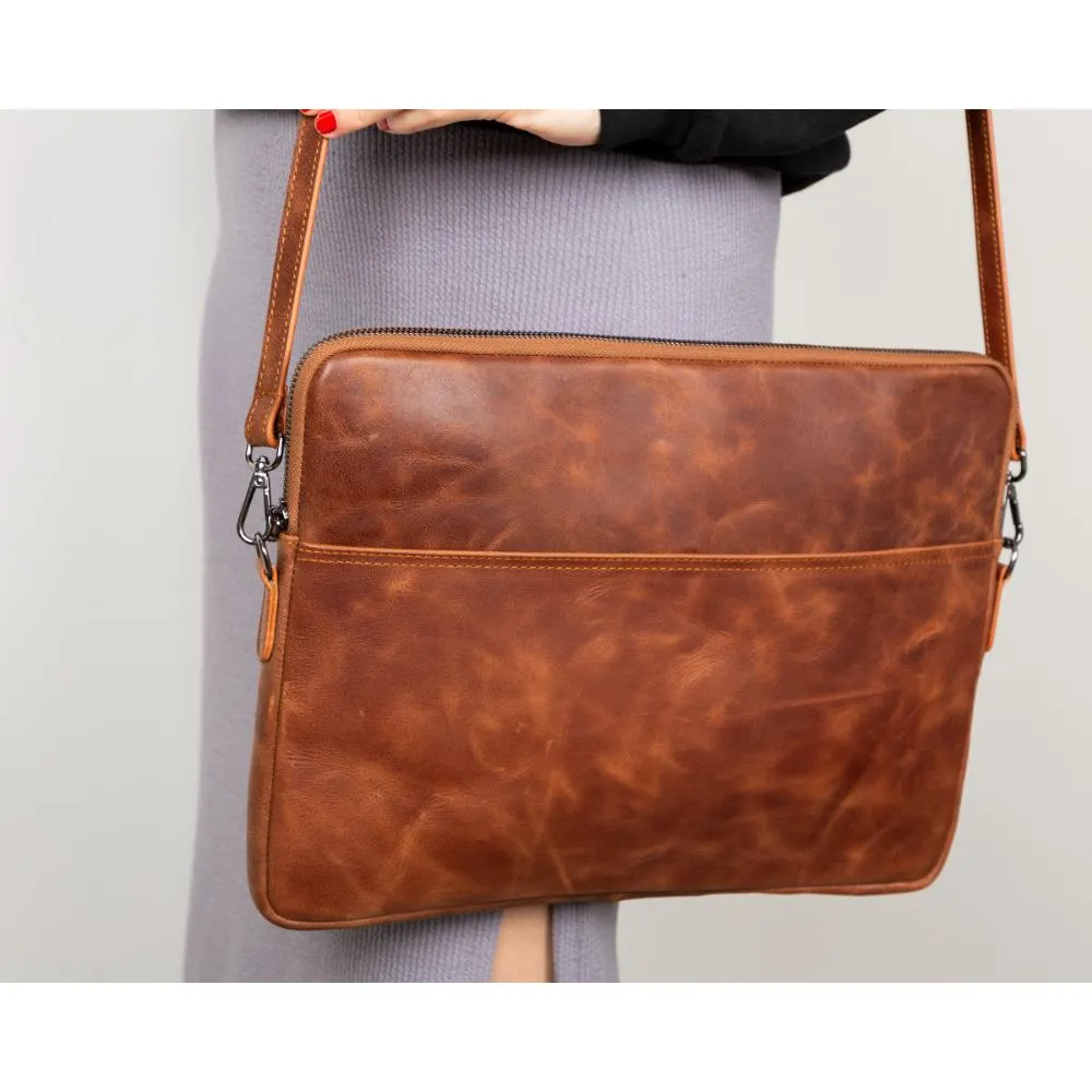Leeds Leather Laptop / Tablet Sleeve Case