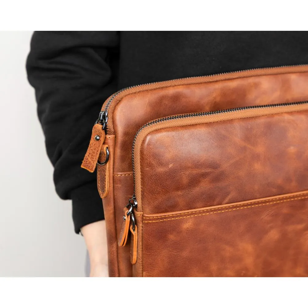 Leeds Leather Laptop / Tablet Sleeve Case