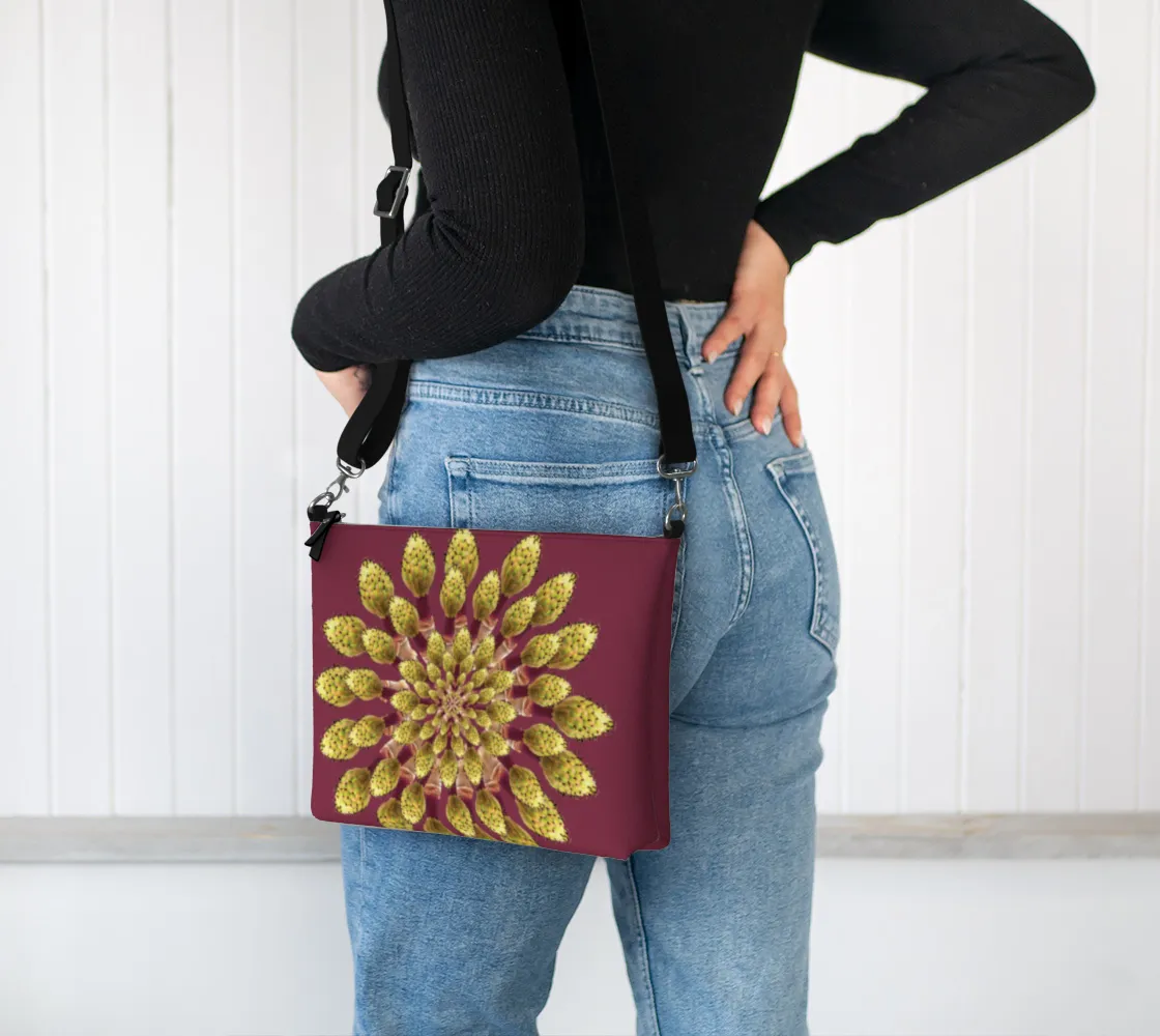 Magnolia Bud Ring Vegan Leather Should Bag