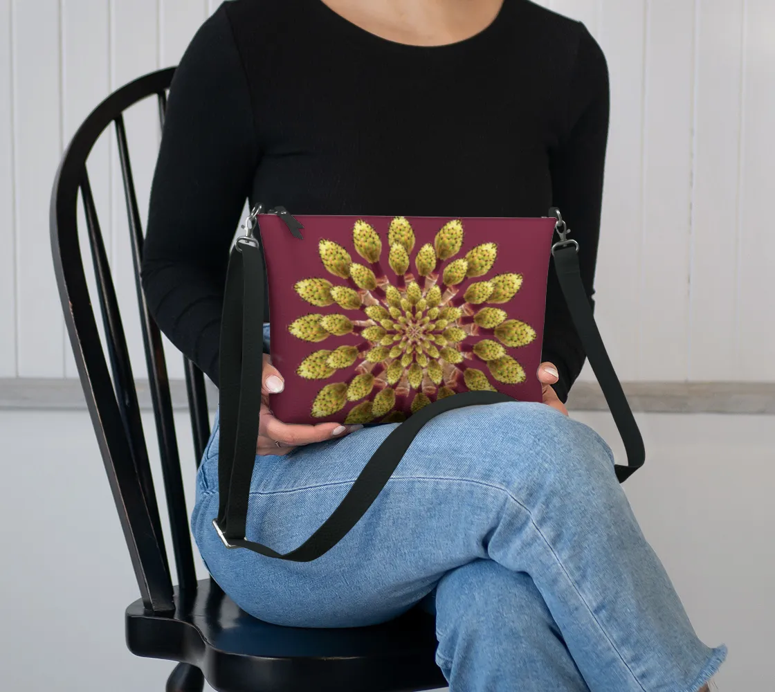 Magnolia Bud Ring Vegan Leather Should Bag