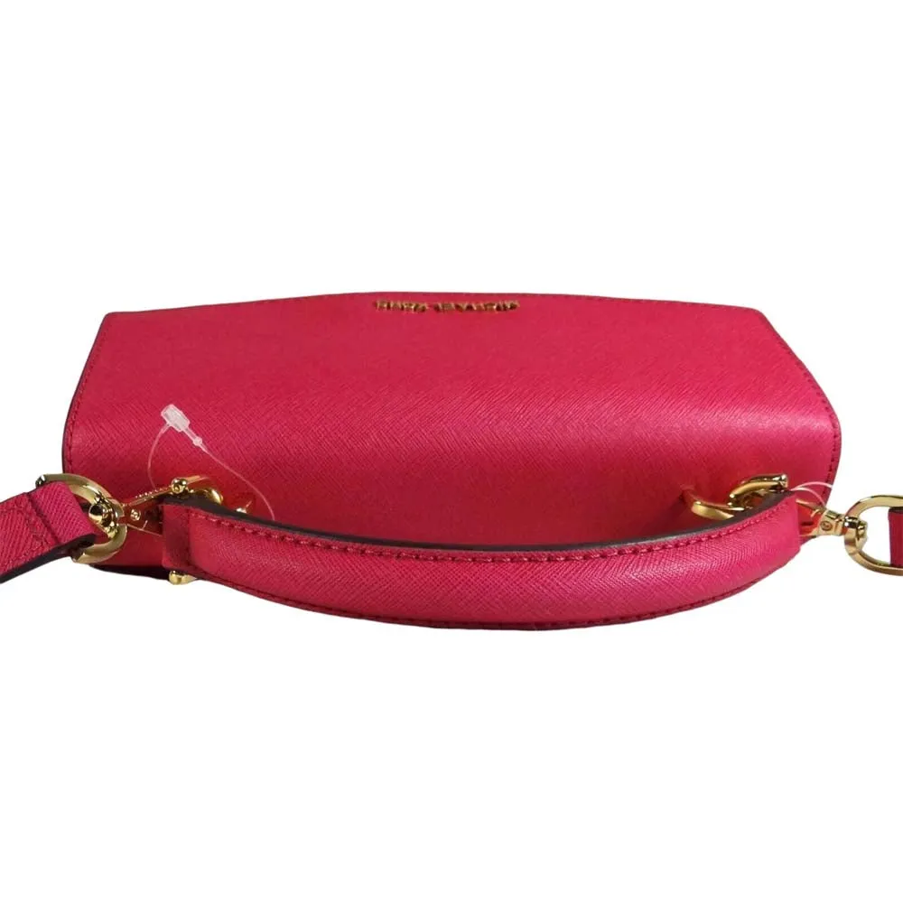 Michael Kors Women's Ava Leather Convertile Crossbody Bag, Pink