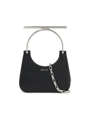 Mini Cross-Bar Leather Handbag