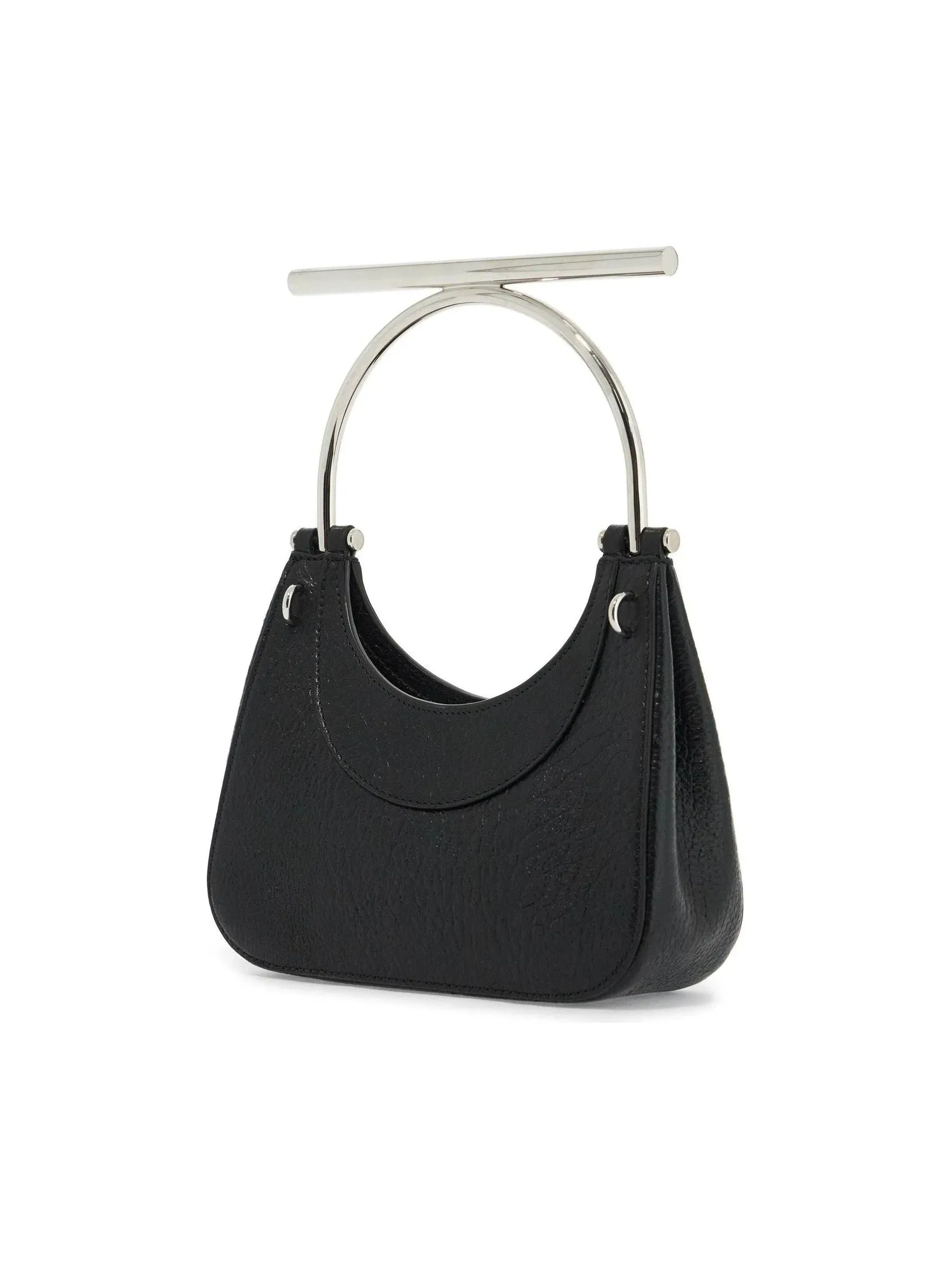 Mini Cross-Bar Leather Handbag