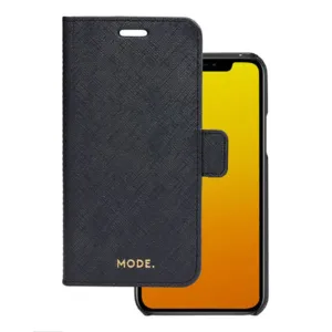 Mode New York - iPhone 11/XR (6.1") - Night Black 2-in-1 leather wallet   Magnetic Case