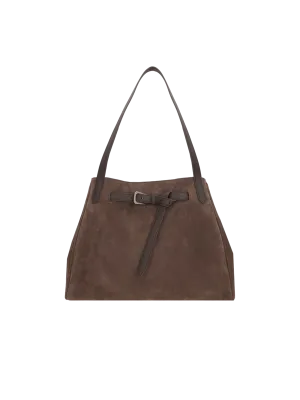 Monili Suede Handbag
