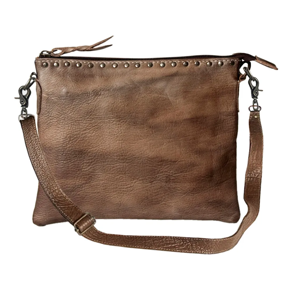 Never Mind Nmbg117B Cross Body I Vintage Handmade Genuine Cowhide Leather Women Bag Western Handbag Purse