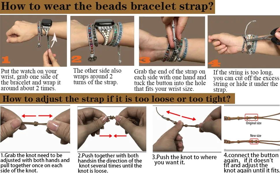 Nightfall Bohemian Wrapsody Bracelet Band For Apple Watch