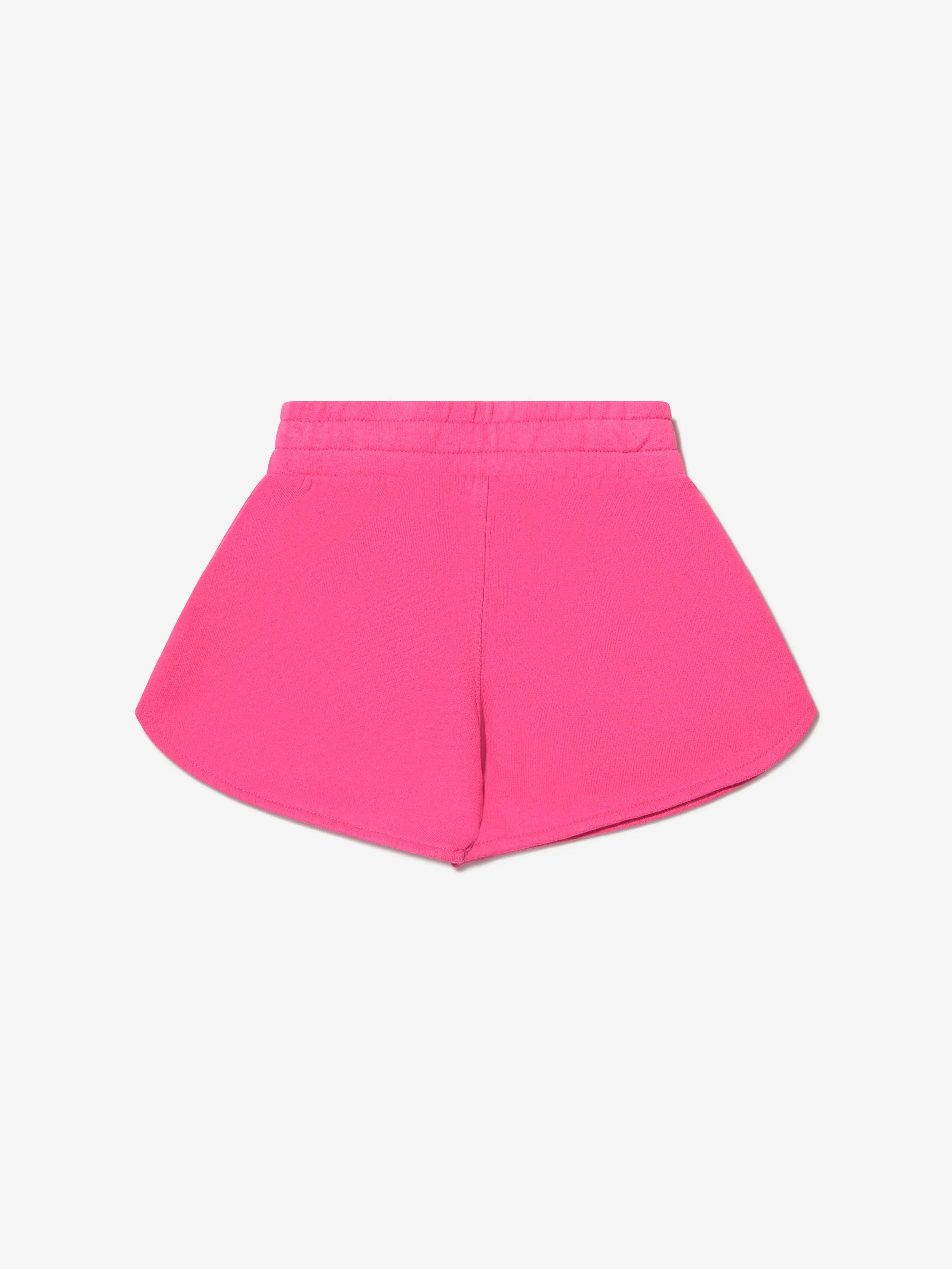 Off-White Girls Cotton Monster Logo Shorts