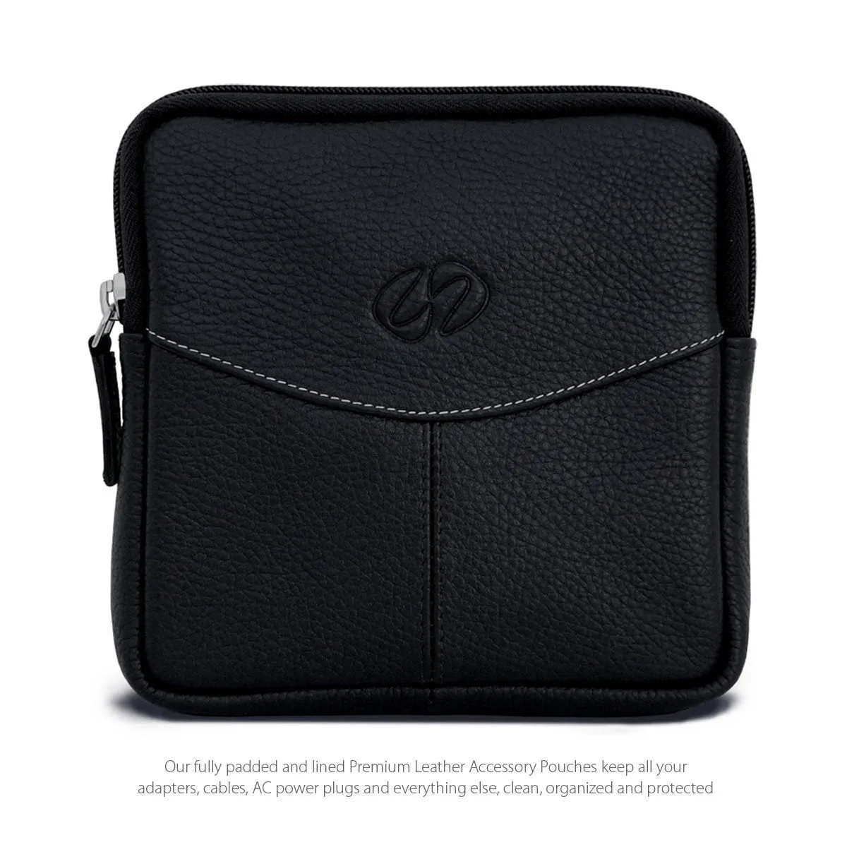 Premium Leather Accessory Pouches