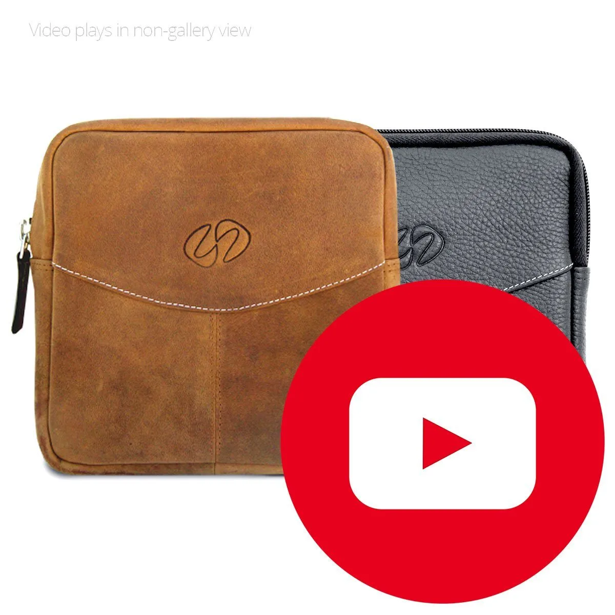Premium Leather Accessory Pouches