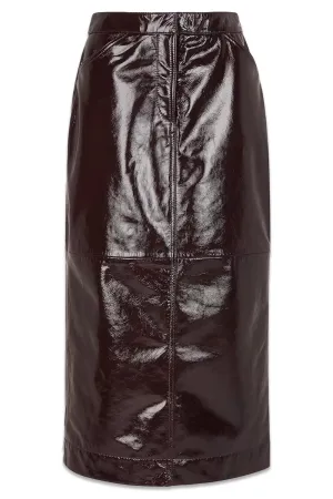 Rachel Patent Leather Skirt