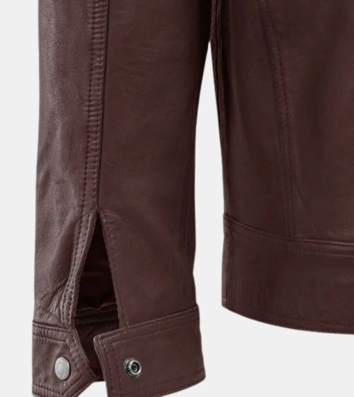 Riccardo Men's Rosewood Leather Jacket