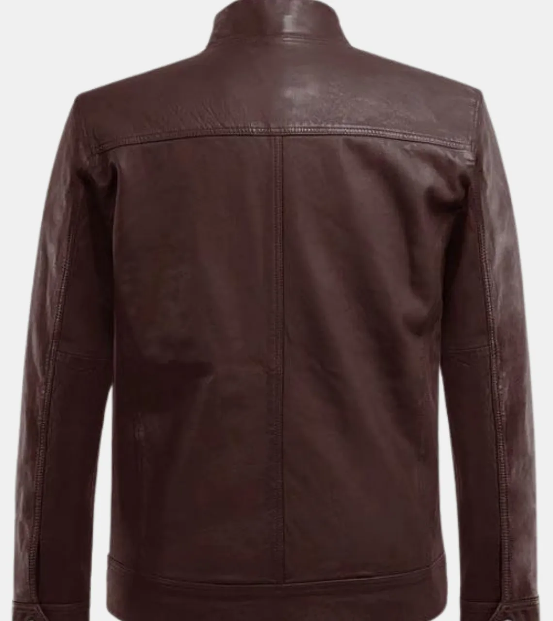 Riccardo Men's Rosewood Leather Jacket