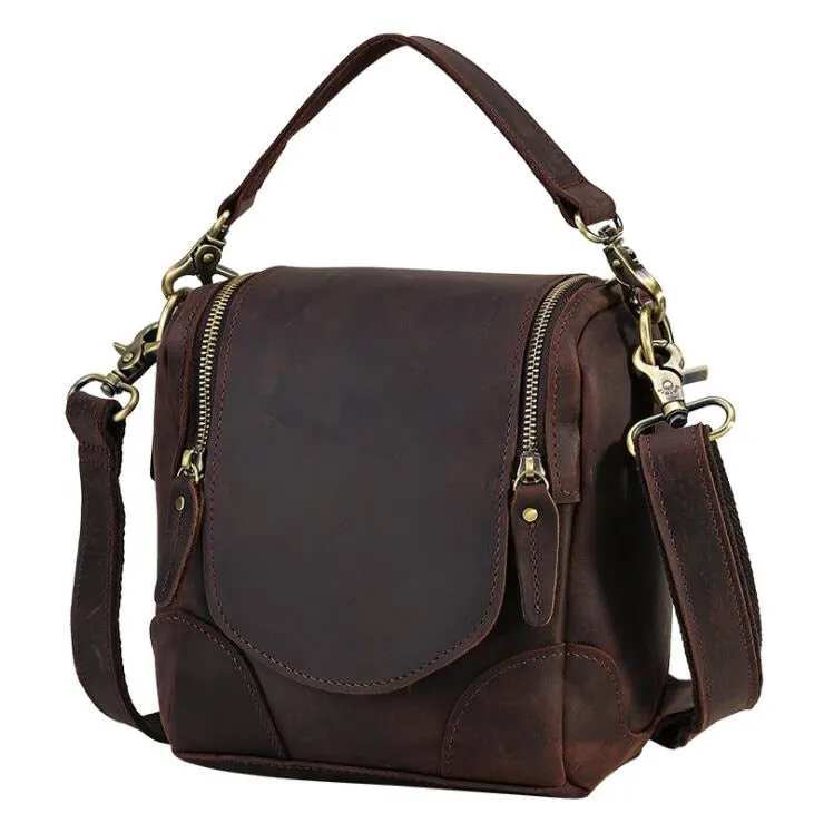 Small Leather Camera Bag - Leather Camera Lens Case