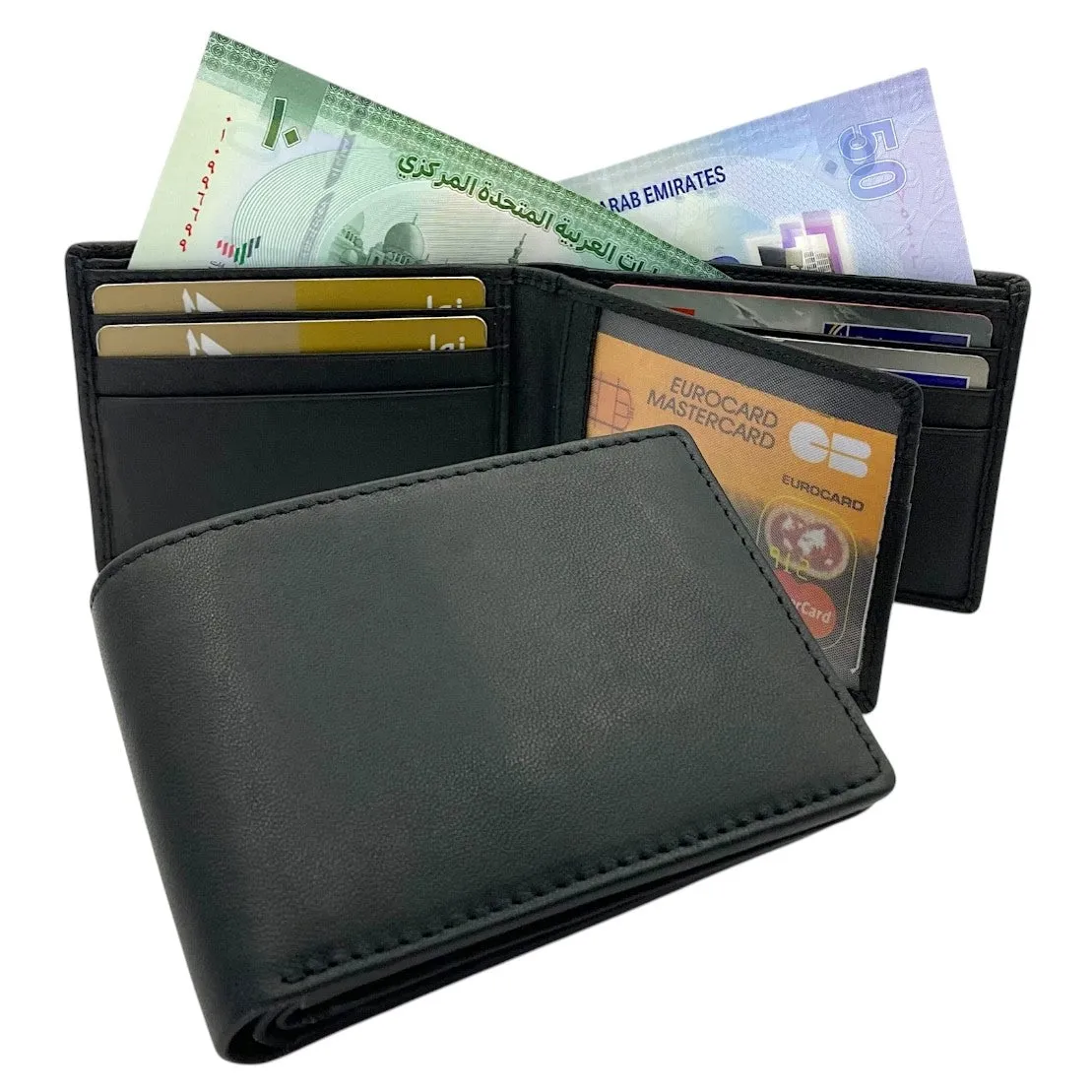 Smooth Top Grain Billfold Wallet # 1074 CC