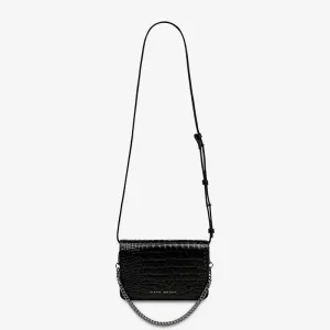 Status Anxiety - She Burns - Black Croc Emboss