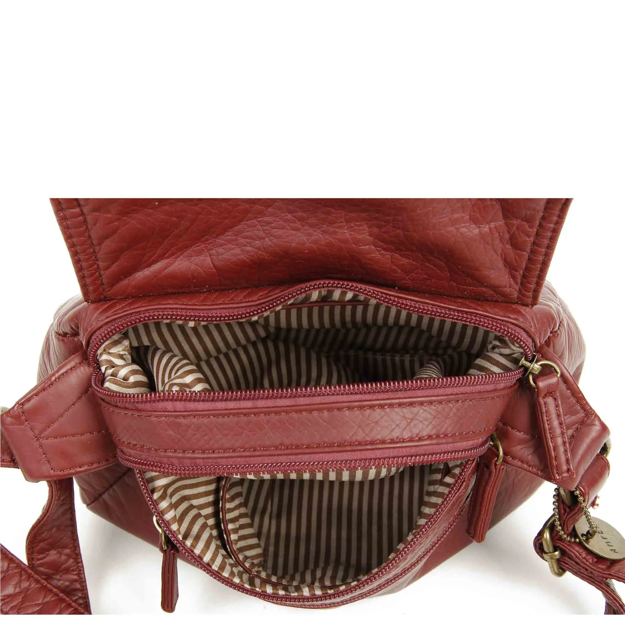 The Willma Crossbody - Burgundy
