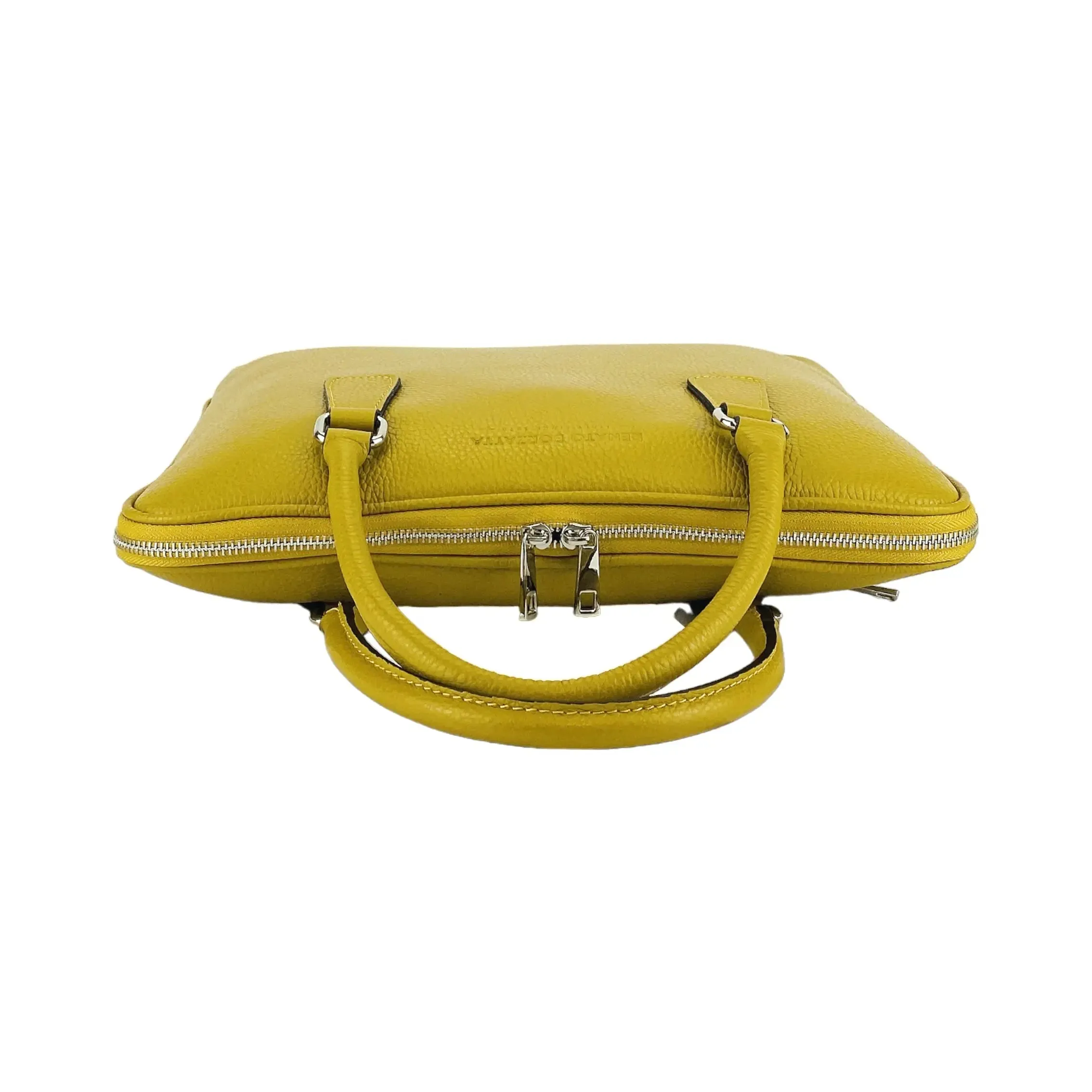 Unisex Business Briefcase in Genuine Leather - Made in Italy