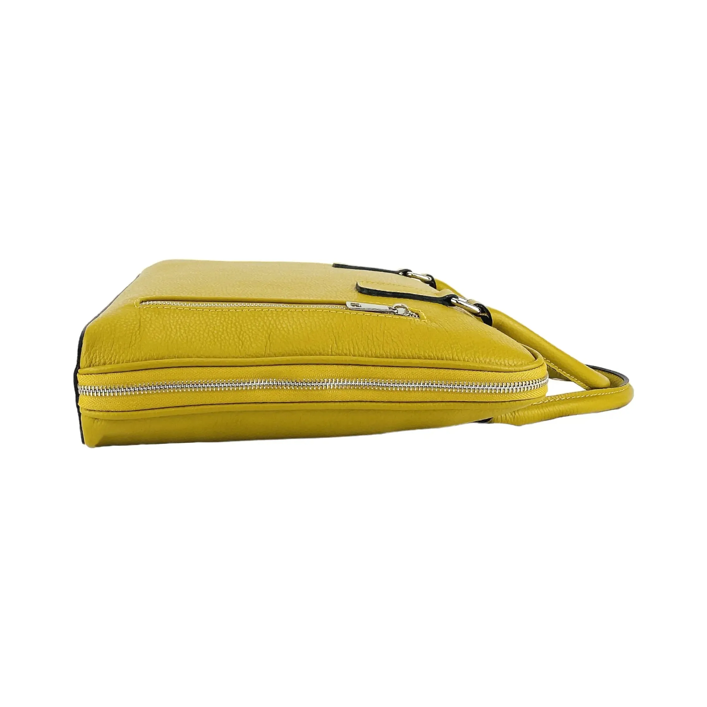 Unisex Business Briefcase in Genuine Leather - Made in Italy
