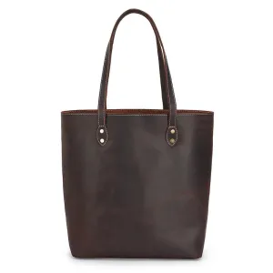 Vintage Leather Tote Bag