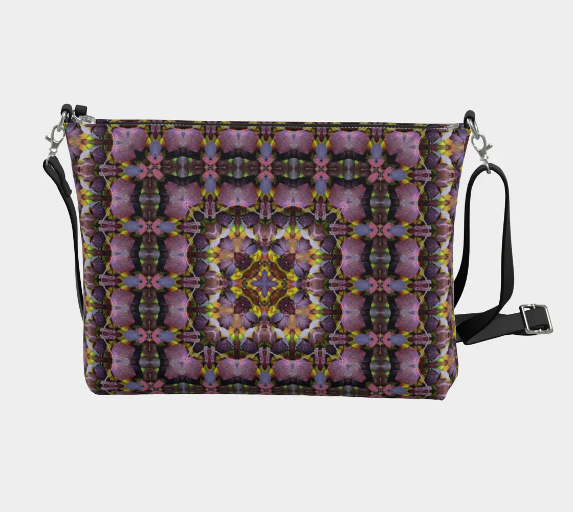 Virginia Autumn 3 Vegan Leather Crossbody Purse