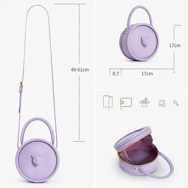 Women's Fashion Simple Cat Head Shoulder Messenger Bag – BAFELLI Original Design