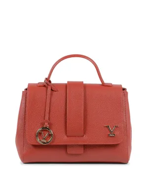 Womens Leather Handbag by V Italia BC10280 52 Dollaro Rosso - One Size