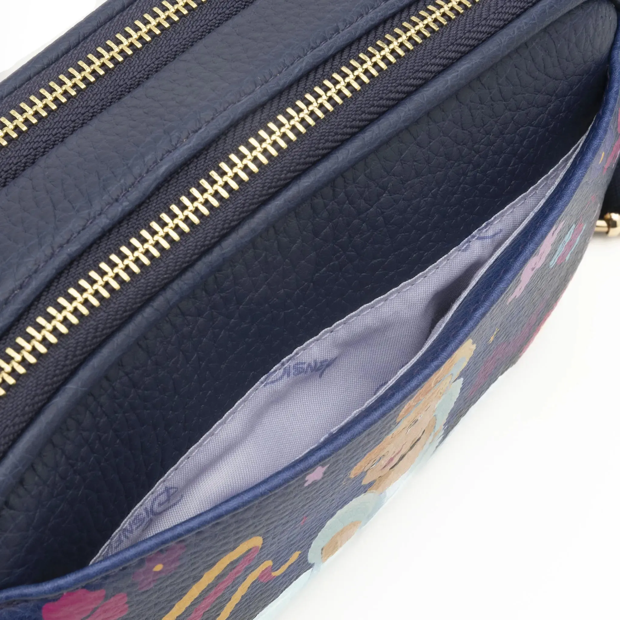 WondaPop Cinderella Double Zipper Crossbody/Shoulder Bag