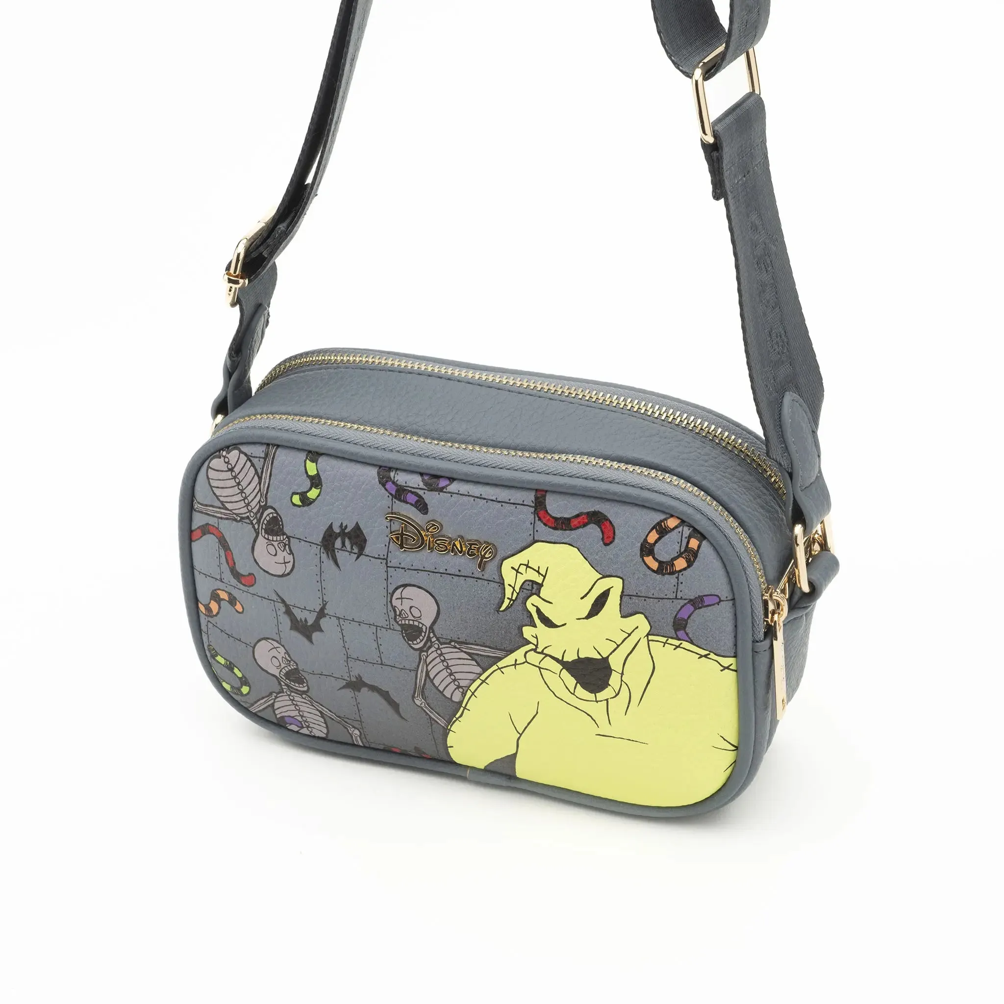 WondaPop Oogie Boogie Double Zipper Crossbody/Shoulder Bag