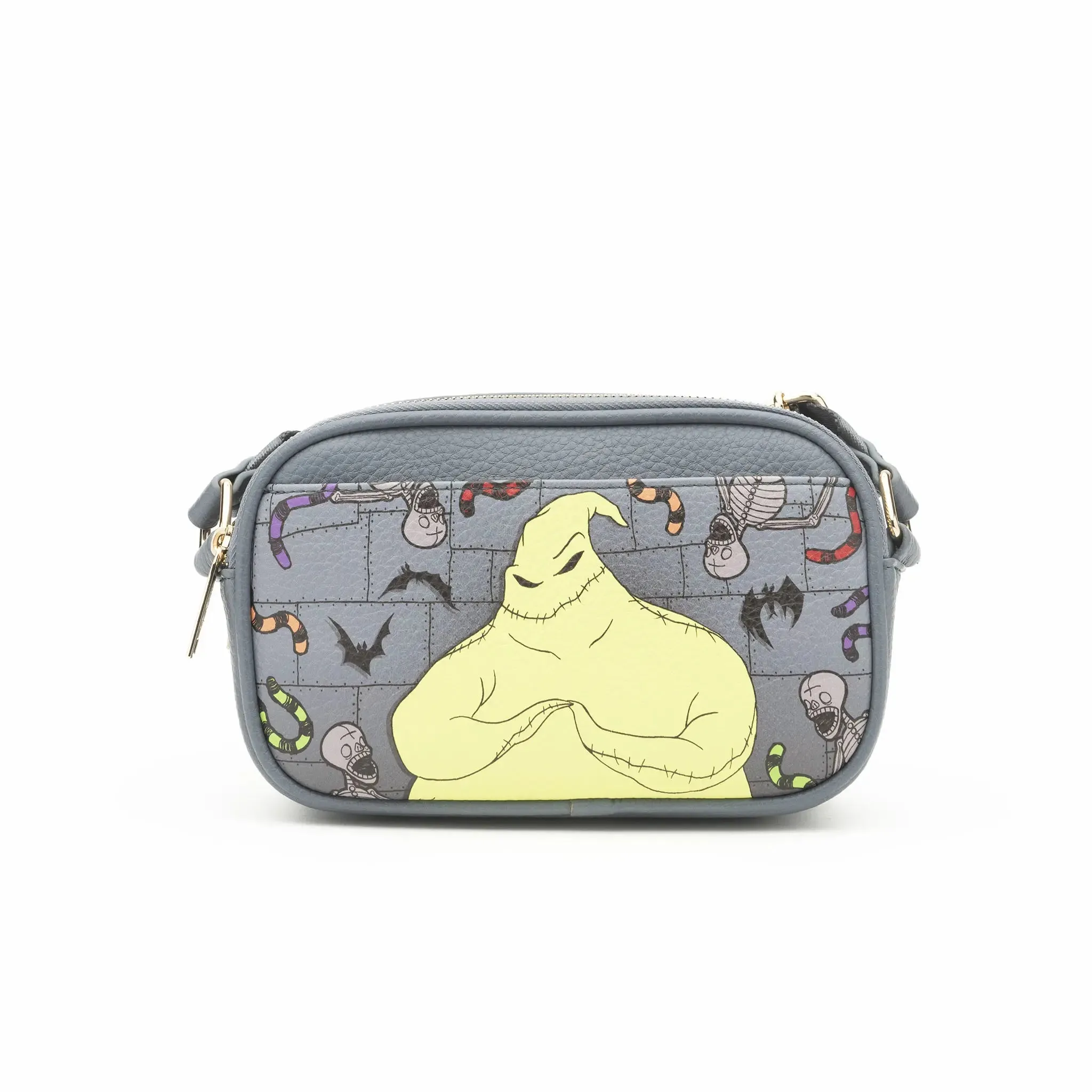 WondaPop Oogie Boogie Double Zipper Crossbody/Shoulder Bag