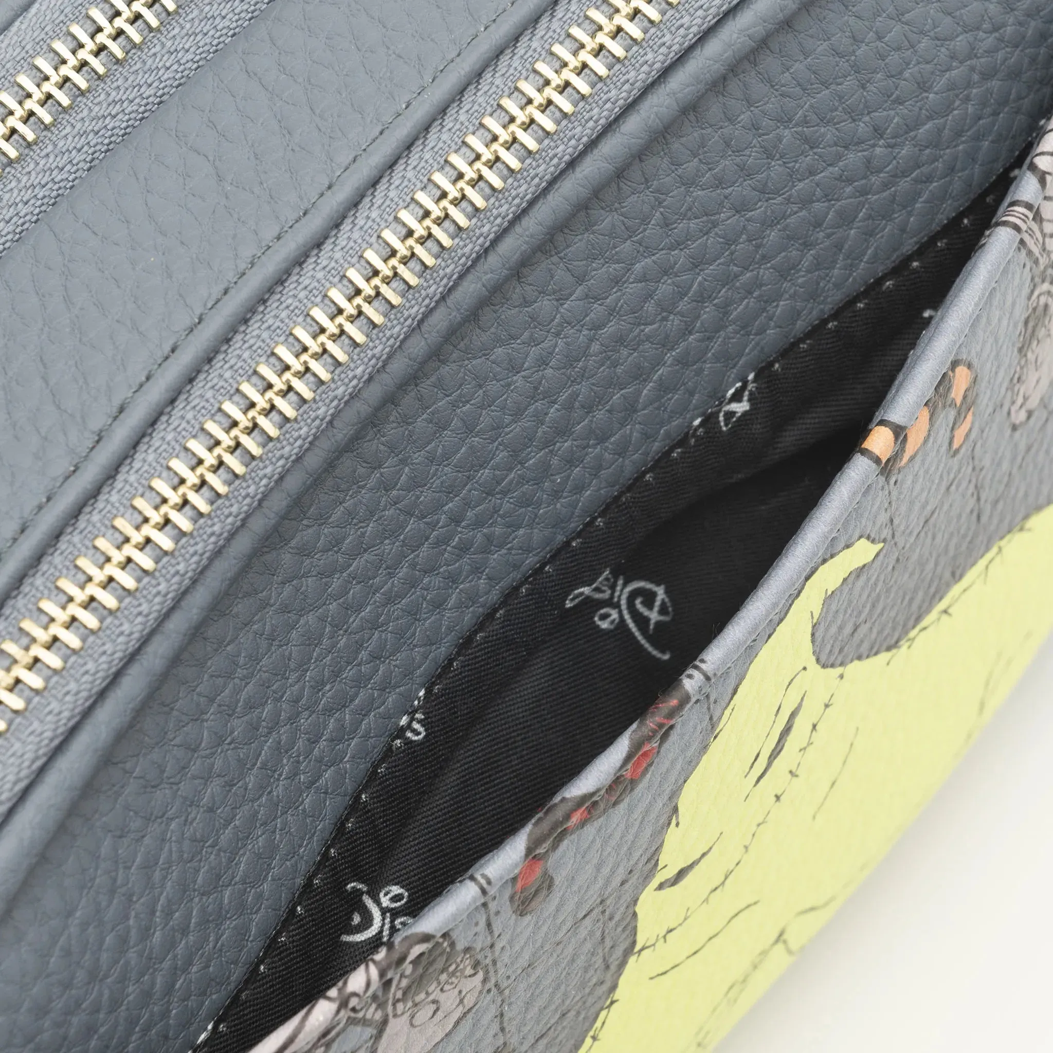 WondaPop Oogie Boogie Double Zipper Crossbody/Shoulder Bag