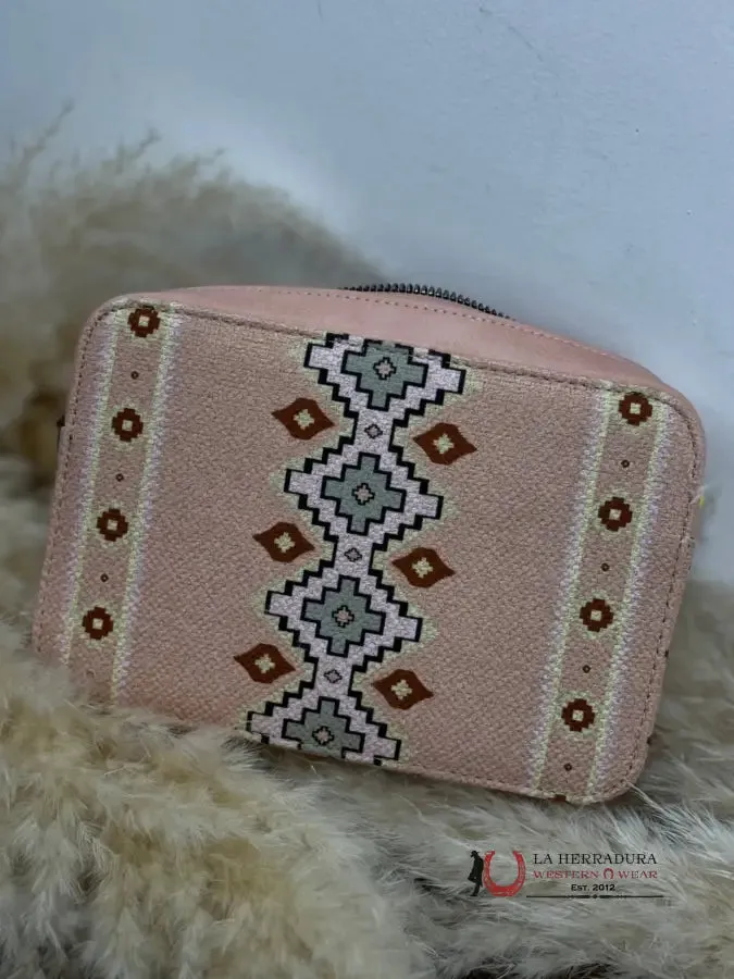 WRANGLER AZTEC PINK CROSSBODY